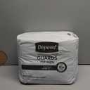 Depends Men's Incontinence Guards/Pads, One Size, 52pc Maximum
