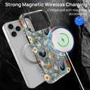 iPhone 17 Pro Max Case for MagSafe Non Slip Hard Shell Acrylic and Silicone Soft Shell Combination Phone Style 2-in-1 Vintage Farm Animal Chicken Lover Pattern