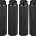 SMALLSTARIII Bike Pegs 4Pcs Aluminum Alloy Anti-Skid Lead Foot Bicycle Pegs 3/ 8 inch Axles