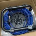 ZELCAN Sewer Camera, Drain Camera 165FT with 4.3 in. LCD Screen, Waterproof IP68 Borescope Plumbing Camera with 12 LED Lights with 5300mAh Battery DVR Recorder, Included 32GB Card