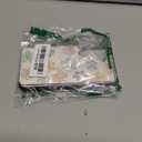 UEEBAI Wallet Case for Samsung Galaxy S25 5G with Card Holders, PU Leather Cover Kickstand RFID Blocking Double Magnetic Clasp Rilievo Flower Shockproof Flip Case for Women Girls - White Daisy