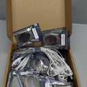 Indoor LED Stair Light Motion Sensor Complete Set Stair Running Light with COB LED Strip Light Cascading Stairwell Staircase Lighting Under Tread Lights with Remote for New Construction