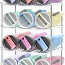 Water Bottle Organizer for Stanley 40 oz Tumbler - Large Capacity Water Bottle Holder for Cabinet, Kitchen Organizers and Storage for Stanley Cup Accessories, Tumbler Organizer Storage Rack, 4 Pack
