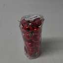 Emopeak 24Pcs Mini Christmas Balls Ornaments for Xmas Tree - 1.57 Inch Small Shatterproof Christmas Tree Decorations Hanging Ball for Holiday Wedding Party Decoration Red