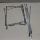 Officemate Hanging File Frame, Letter Size, Adjustable 14 to 18-Inches, 2 Count, Pack of 1, Silver