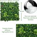 ODTORY Artificial Boxwood Panels: 40" x 40" (11.5 sqft) UV-Anti Fake Grass Ivy Privacy Hedge Greenery Backdrop Fence Wall Screen for Garden Fence Covering Privacy, Outdoor Indoor Home Decor