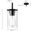 ML Lighting Verlana - 1 Light Pendant-45.5 Inches Tall and 4.875 Inches Wide