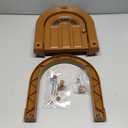 Purrfect Portal Meow Manor XL Interior Cat Door  No-Flap Pet Door for Interior Doors, Easy DIY Installation, Cat Door for Cats up to 30 lbs, Brown