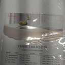 Rectangle Table Cloth Linen Farmhouse Stainproof Waterproof Washable Polyester Oblong Rectangular Fabric Table Cover for Kitchen Dining Dinner (White, 60 X 120 Inch)