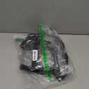 Abbylike 2 Pcs Large Professional Clear PVC Travel Makeup Bag with 4 External Pockets and Shoulder Strap Zippered Toiletry Bags for Women(Black)