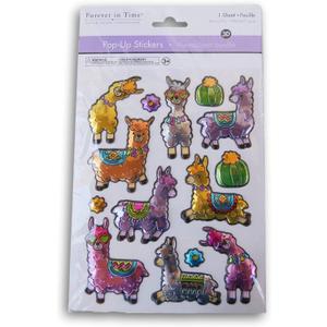 10 Pack Metallic Pop Up Stickers