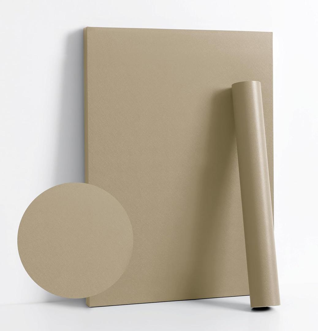 Dimoon 236''x15.7'' Etoupe Skin Peel and Stick Wallpaper Contact Paper Modern Self Adhesive Wall Paper Removable Renter Friendly Textured Solid Shelf Cabinet Vinyl Roll (236''x15.7'',Etoupe Skin)