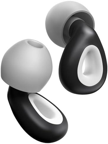 Dersoud Ear Plugs for Sleeping Noise Cancelling,Soft Silicone Reusable Ear Plugs for Noise Reduction(24dB),High-Fidelity Hearing Protection,Customizable Fit for Sleep,Deep Focus,Concerts & Travel
