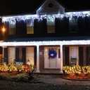 50 Count | for gutters with Perforated or mesh Gutter Guard | Clips | Hangers | to Hang Christmas Lights on gutters with Gutter Guard in Place | Clip | Made in USA