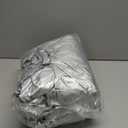 D&ONEHOS 10x10 Canopy Replacement Top, Waterproof Sunshade Canopy Tent Top Roof Cover for Outdoor Garden Patio Pavilion Sunshade with Silver Coated (Top Only, 120“x120”, White), RCT-1010