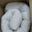 Padding Japanese Shiki Futon for Sleep & Travel - Twin-Long, White