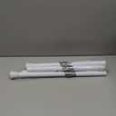 Tension Curtain Rod 30 to 64 Inch White Curtain Rod Adjustable Expandable Spring Tension Curtain Rod No Drilling 7/8" Spring Loaded Curtain Rods for Windows Bedroom Closet Doorway Door