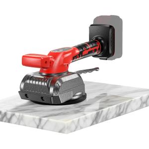 Tile Vibration Leveling Tool Compatible with Milwaukee Battery,Cordless Tiler Vibration Installation Tool with Bubble Level Gauge, Suction Cup, Lock Design,Tile Vibrator For Wall Floor(No Battery)