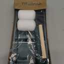 Foam Paint Roller Kit, 10 Pack, 2 Inch Mini Paint Roller with Tray Liners, Sponge Brush, Smooth Rolling Frame & Easy to Clean, Painting Supplies for Small Areas, Furniture, Cabinets, Walls