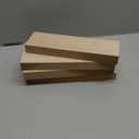 Bright Creations Unfinished MDF Blocks - Wood Pieces for Crafts, Smooth Surface for Painting & Staining - Wooden Blocks for Crafts & Wood Plaques - Pack of 4, 3 x 8 x 1 in