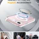 Miracase for iPhone 17e Case & iPhone 16e Case, Full-Body Phone with Built-in Glass Screen Protector, [Magnetic with MagSafe] Military Drop Proof 17 E/ 16 E Cover Bumper 6.1 inch, Clear