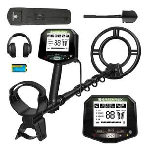 REX-8 Metal Detector for Adults, Waterproof Pinpoint, High Accuracy Gold and Silver Detection, Underwater and Beach Use, 10'' IP68 Coil, Bigger LCD, New Advanced DSP Chip