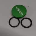 WeiSen Diesel Fuel Cap Magnetic Ram Diesel Billet Aluminum Fuel Cap Compatible with Dodge Ram 1500 2500 3500 2013-2018 (Includes 2 O-Rings)