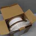 Creality Rapid PLA Filament for Ender3 V3 KE SE K1C 2Kg, 3D Printer Filament 1.75mm High Speed 300mm/s Ender Fast PLA Filament, Dimensional Accuracy +/- 0.02mm for Most FDM 3D Printers (White & White)