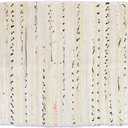 DII Chindi Home Collection Handwoven Multicolor Area Rag Rug, 4x6', Cream