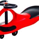 Wiggle Car - Ride on Toy for Ages 3 and Up - Toddler Ride on Toys with no Batteries, Gears, or Pedals Just Twist, Wiggle, and Go by Lil Rider (Red), 30"L x 13.5"W x 16"H