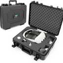 CASEMATIX Hard Case Compatible with Meta Quest 3S, Quest 3, Quest 2, Oculus Quest VR Headset & Accessories Storage Case with Customizable Foam Protection