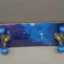 Skateboards with Colorful Flashing Wheels for Beginners,Kids,Teens,Adults, Complete Standard Skate Boards 7 Layer Maple Deck Concave Skateboard
