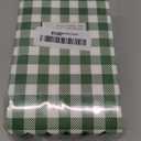 100Pcs Green Gingham Napkins Disposable 3PLY Green Paper Napkins Bathroom Plaid Dinner Scalloped Napkin for Wedding Picnic BBQ Bridal Shower Birthday Wedding Party Supplies 13"x15.8"