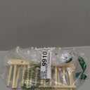 Meyeyaia 4PCS Wooden Dish Rack, Kitchen Cabinet Plate Lid Organizer Vertical Wooden Dish Drying Rack for Dish Pots Lids Cutting Boards Bowls Cups Canvas Prints Artwork Books(8 Slots)