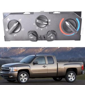 A/C Air Conditioning Heater Control Panel 25841856 A/C Heater Control Switch 15-73870 Replacement for Colorado Canyon 2004-2012