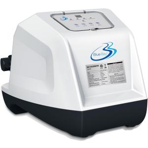 BlueBay Self-Cleaning Saltwater Chlorinator for Above Ground Pools  Automatic Timer, Adapters Included, for Pools Up to 7,000 Gallons, Pool Saltwater System, IPX5