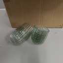 24 PCS Plastic Ribbed Wine Glasses 11oz Green Detachable Wine Goblet Unbreakable Vintage Ripple Water Goblets Cocktail Drinking Cups for Parties Weddings Poolside Outdoors