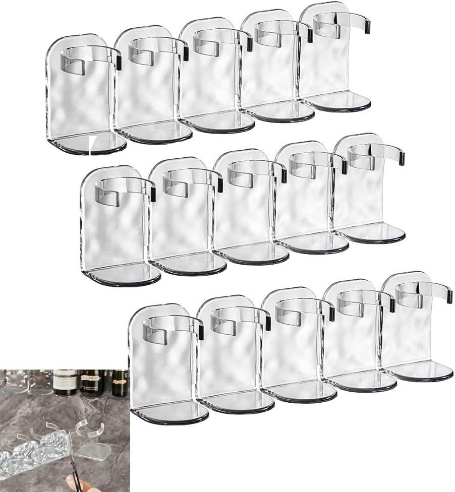 Modern White Plastic Wall Mounted Storage Hooks, 1kg Weight Capacity, No Punch Wall Hanging, Detachable, with Split Design (L)