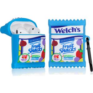 Oqplog for AirPod 2/1 Case Food Design Cover for AirPods Silicone Cases Air Pods Cute Funny Cartoon 3D Kawaii Fun Soft Designer Unique Fashion Cool Pretty for Girls Boys Teen Girly (Fruit)