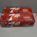 2 x 7UP Cherry Flavored Soda, 12 fl oz cans, 12 pack