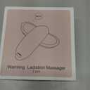 NCVI Warming Lactation Massager 2-in-1, Breast Massager for Breastfeeding, 2 Pack, Heat & Vibration for Clogged Ducts, Engorgement, Improve Milk Flow, Pumping and Breastfeeding Essential (Pink)
