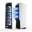 NEWDERY Cooling Fan for PS5, Upgraded 9-Blades & Larger Fan Quiet Cooler with Auto Speed, Extra USB3.0 Port & LED Light for PS5 Only, Not for PS5 Slim/Pro, White