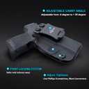 IWB Kydex Holster Compatible with Sig Sauer P365 / P365 SAS / P365 X, Inside Concealed Waistband Carry Holster for Sig P365 Holster - Adj. Cant Retention, Cover Mag-Button