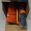 43" Ice Scraper for Car Windshield - 3-in-1 Extendable Snow Brush with 180 Pivot Head, Squeegee & Ergonomic Foam Grip for Christmas Car, SUV, Truck, Auto (Black/Orange)