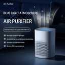 Small Air Purifier for Home Bedroom, HEPA Filter Air Cleaner, Quiet Operation, Removes Dust, Smoke, Odor, Pollen & Pet Dander