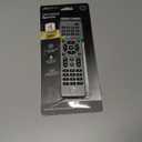 GE Universal Remote Control for Samsung, Vizio, LG, Sony, Sharp, Roku, Apple TV, TCL, Panasonic, Smart TVs, Streaming Players, Blu-ray, DVD, 4-Device, Silver, 33709
