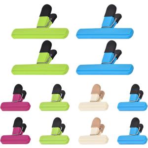 12 PCS Chip Clips Bag Clips Food Clips for Bags Sealing Clip Large Size Food Bag Clips for Food Storage Kitchen and Home6.1in x43.07in x8