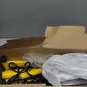 22000 Lumen Work Lights with Stand, 2 Adjustable Head LED Work Light, with Adjustable and Foldable Tripod Stand, Waterproof Lamp with Individual Switch with 6500 Kelvin Color (2-head) (Yellow)