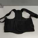 Back Brace Posture Corrector for Men & Women, Upgraded Full Back Support with Adjustable Shoulder Straightener and Waist Support Straps, Breathable Back Brace for Office Work, Long Sitting & Daily Wear, Comfortable Posture Support for Upper & Lower Back Medium (Black)