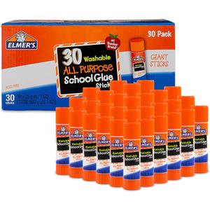 Elmer's All Purpose School Glue Sticks, Washable, 22 Grams, 30 Count - Classroom, Arts & Crafts, #1 Teacher Brand
